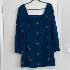 Brand never never worn corduroy mini dress sz. xl